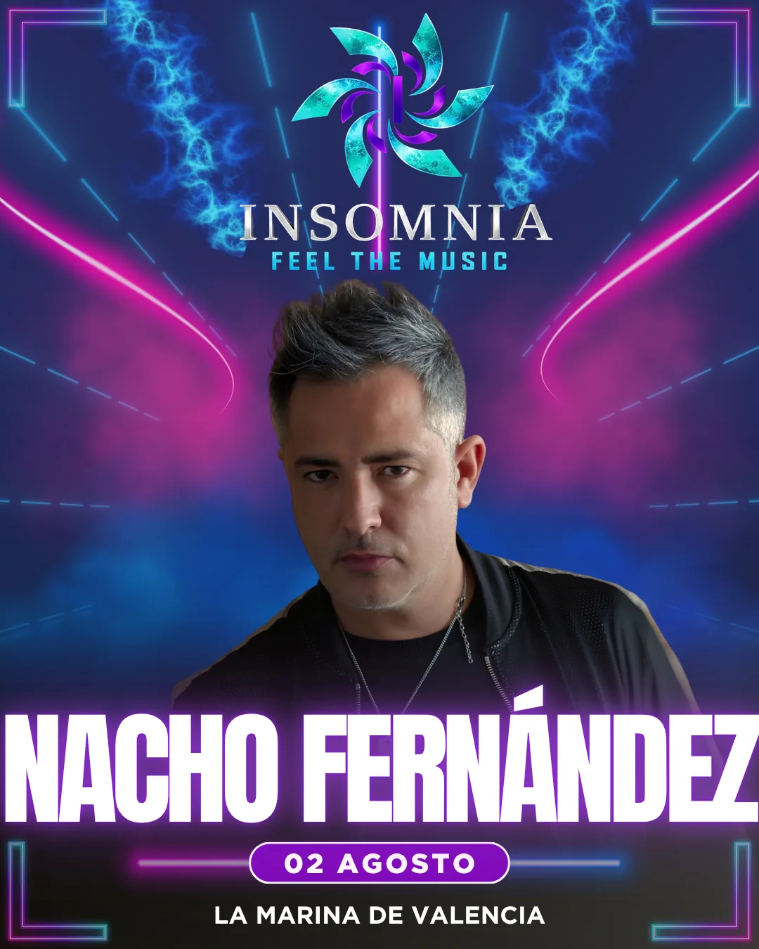 Cartel de Nacho Fernández en Insomnia Fest