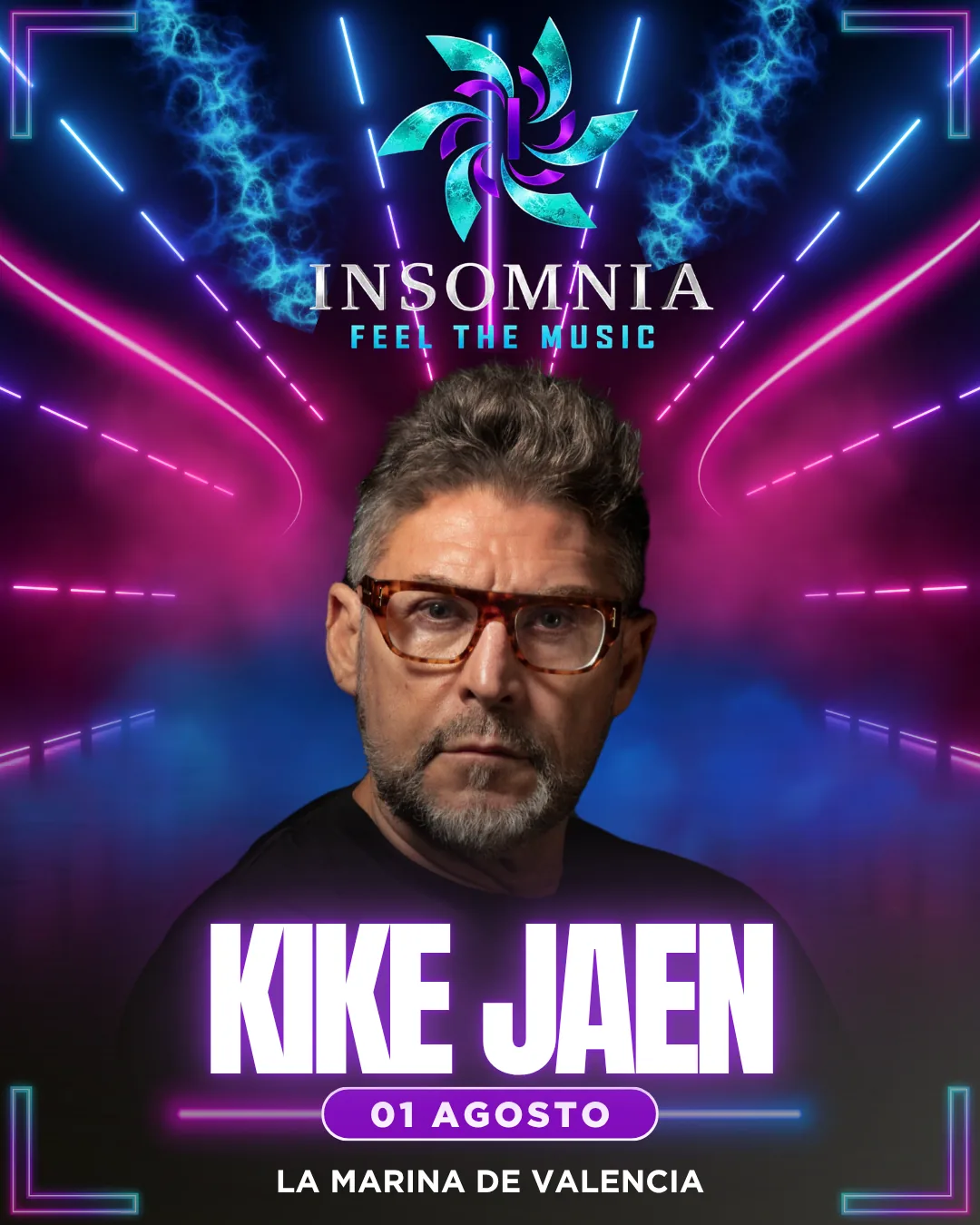 Cartel de Kike Jaén en Insomnia Fest